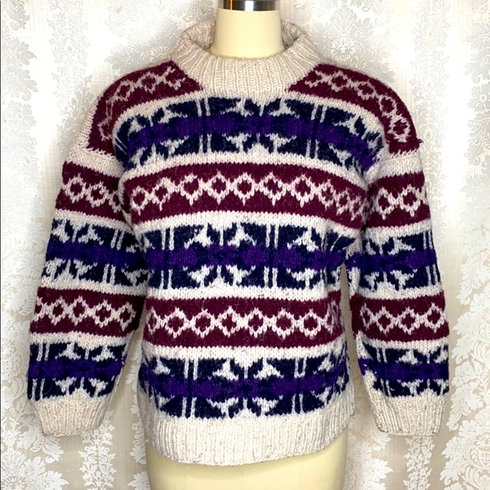 Vintage Rey Wear in Ecuador wool sweater